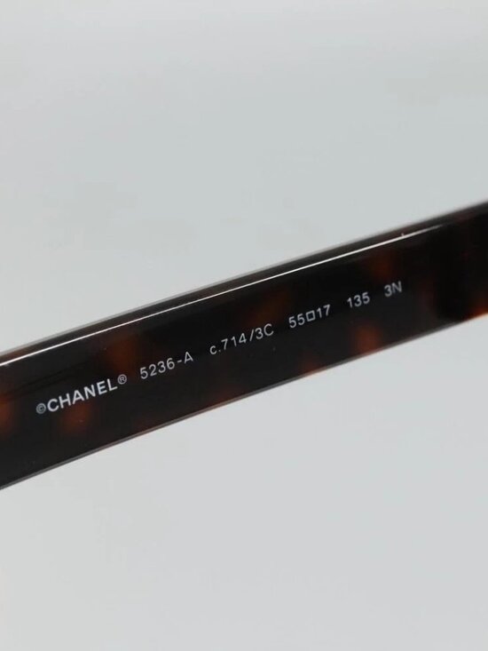 CHANEL Sunglasses Plastic Brown CC Auth sw1211 main image 7